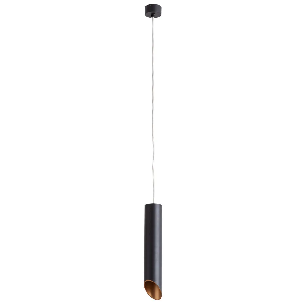 картинка Точечный подвесной светильник Arte Lamp PILON-GOLD A1536SP-1BK