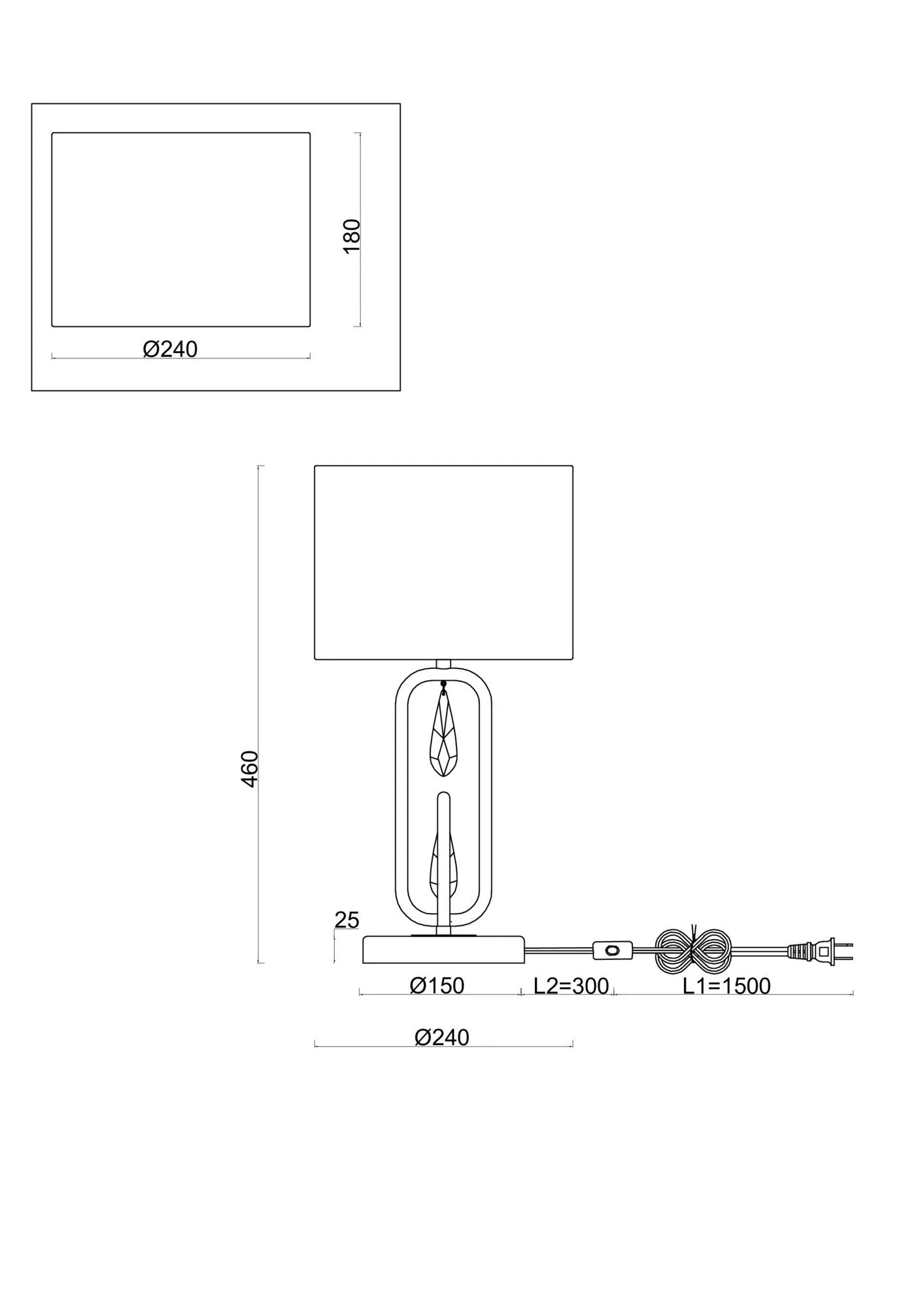 картинка Настольный светильник Freya FR1007TL-01BS