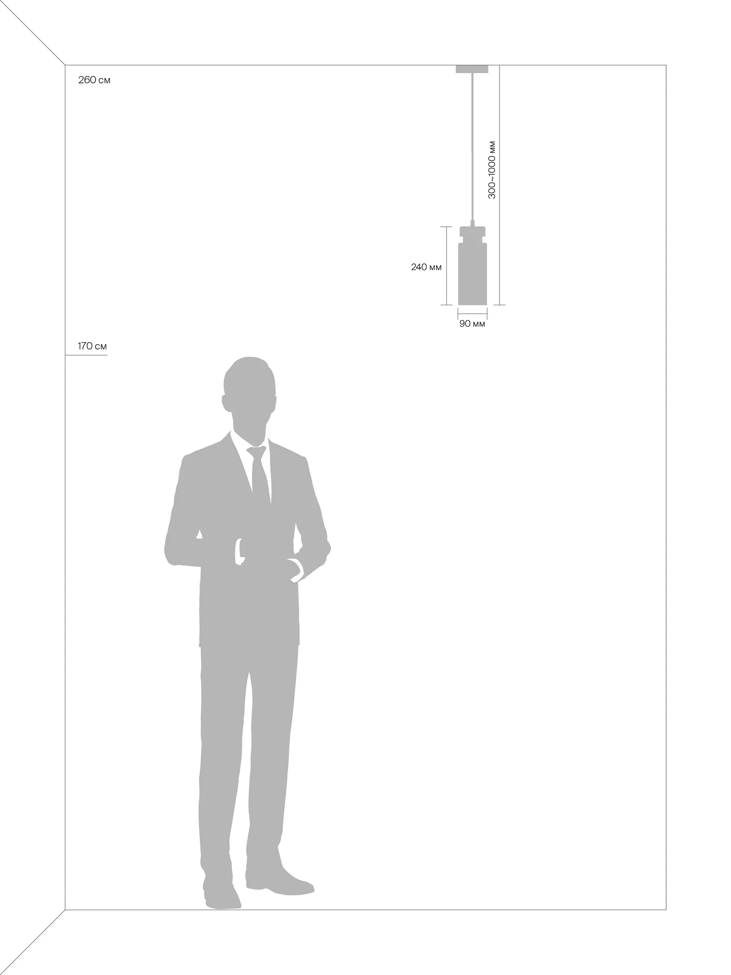 картинка Подвесной светильник Freya FR8011PL-01GB