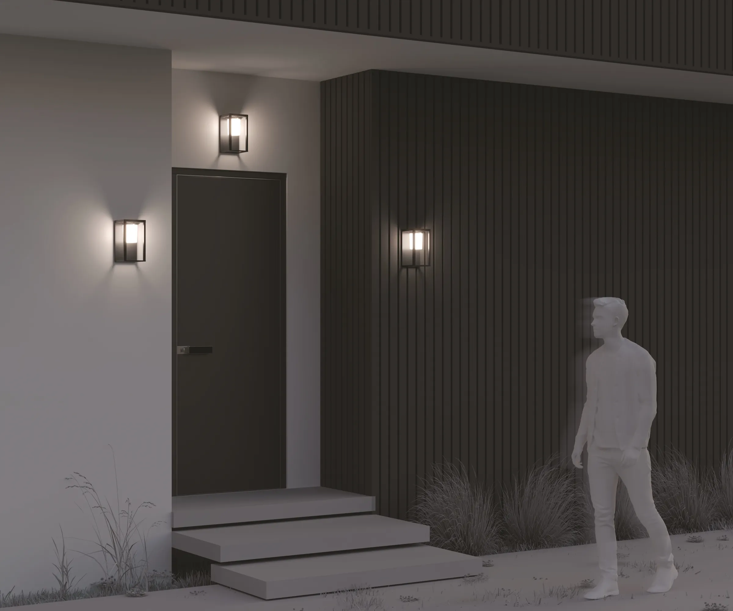 картинка Настенный светильник (бра) Outdoor OSL457WL-L2GF3K