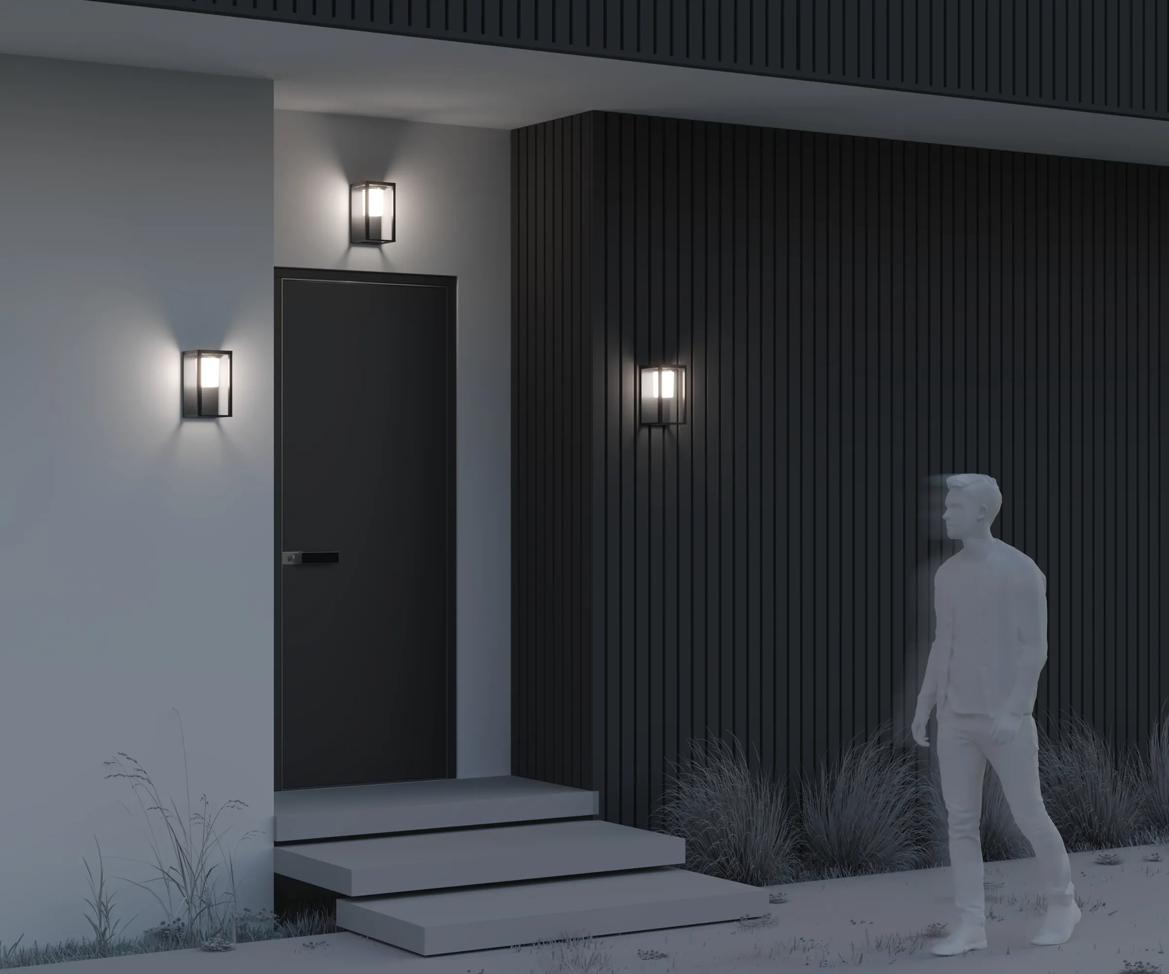 картинка Настенный светильник (бра) Outdoor OSL457WL-L2GF3K