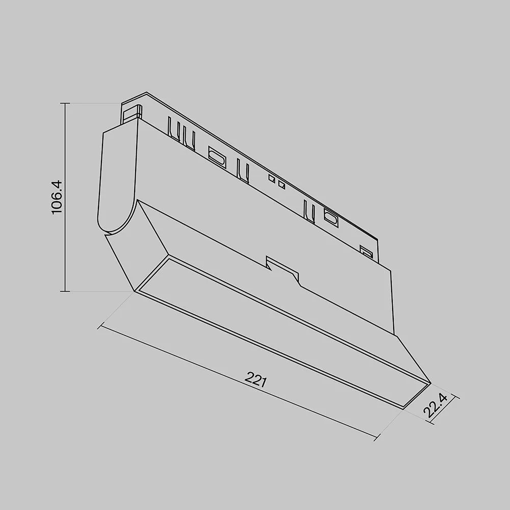 картинка Трековый светильник Technical TR036-4-12WTW-DD-B