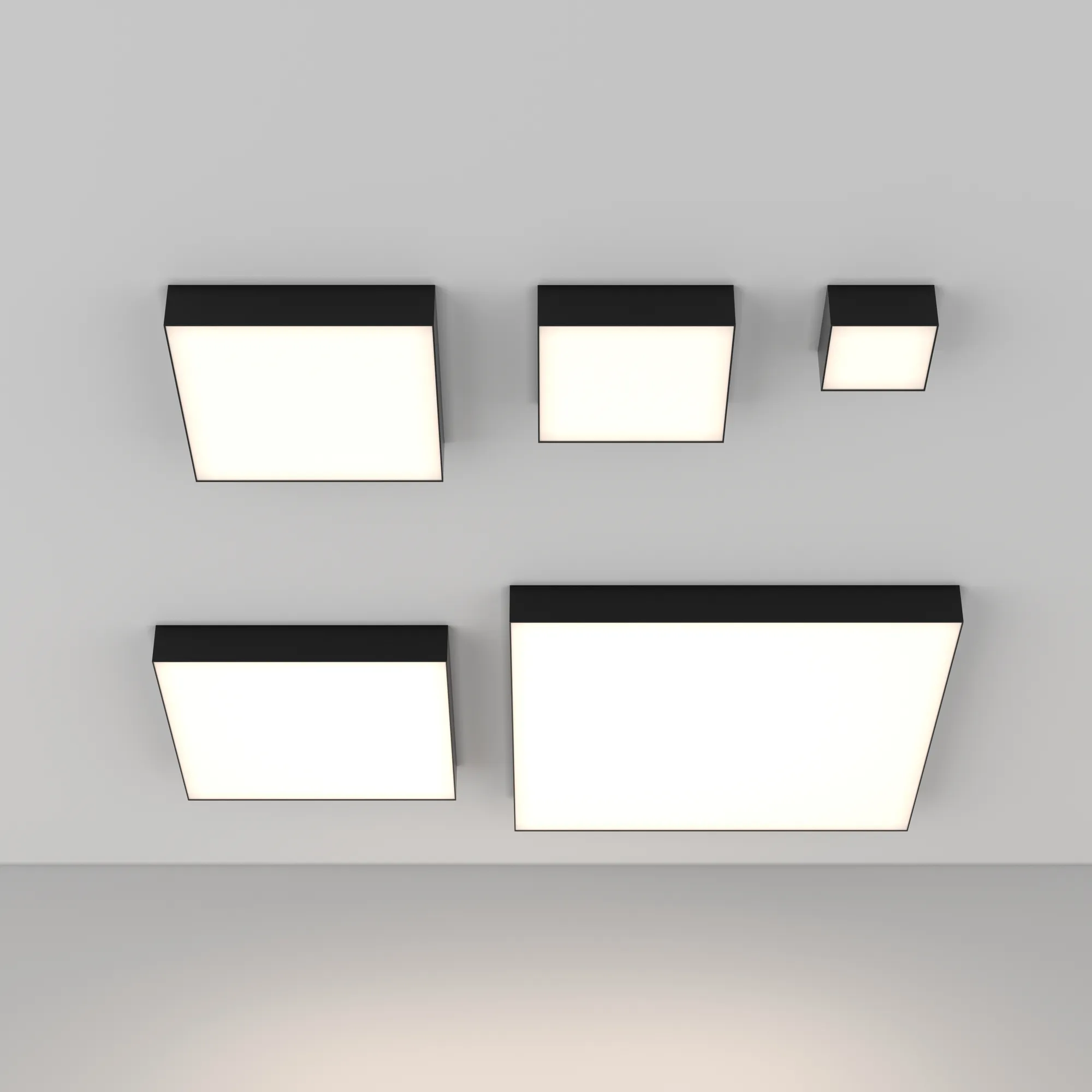 картинка Потолочный светильник Technical C032CL-12W4K-SQ-B