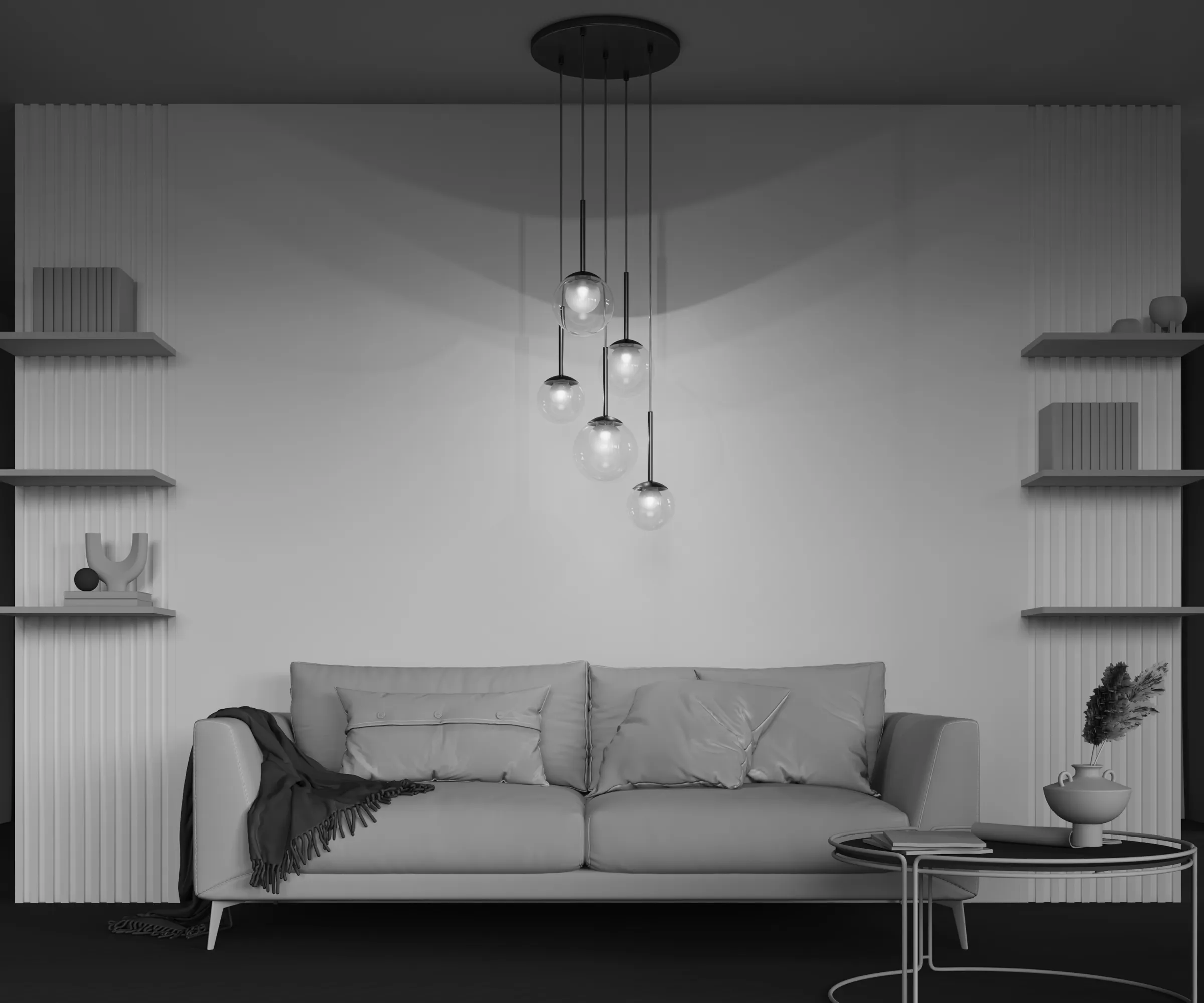 картинка Подвесной светильник Maytoni MOD521PL-05G