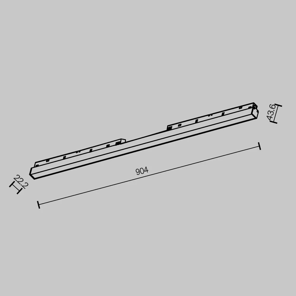 картинка Трековый светильник Technical TR030-2-30W2.7K-B