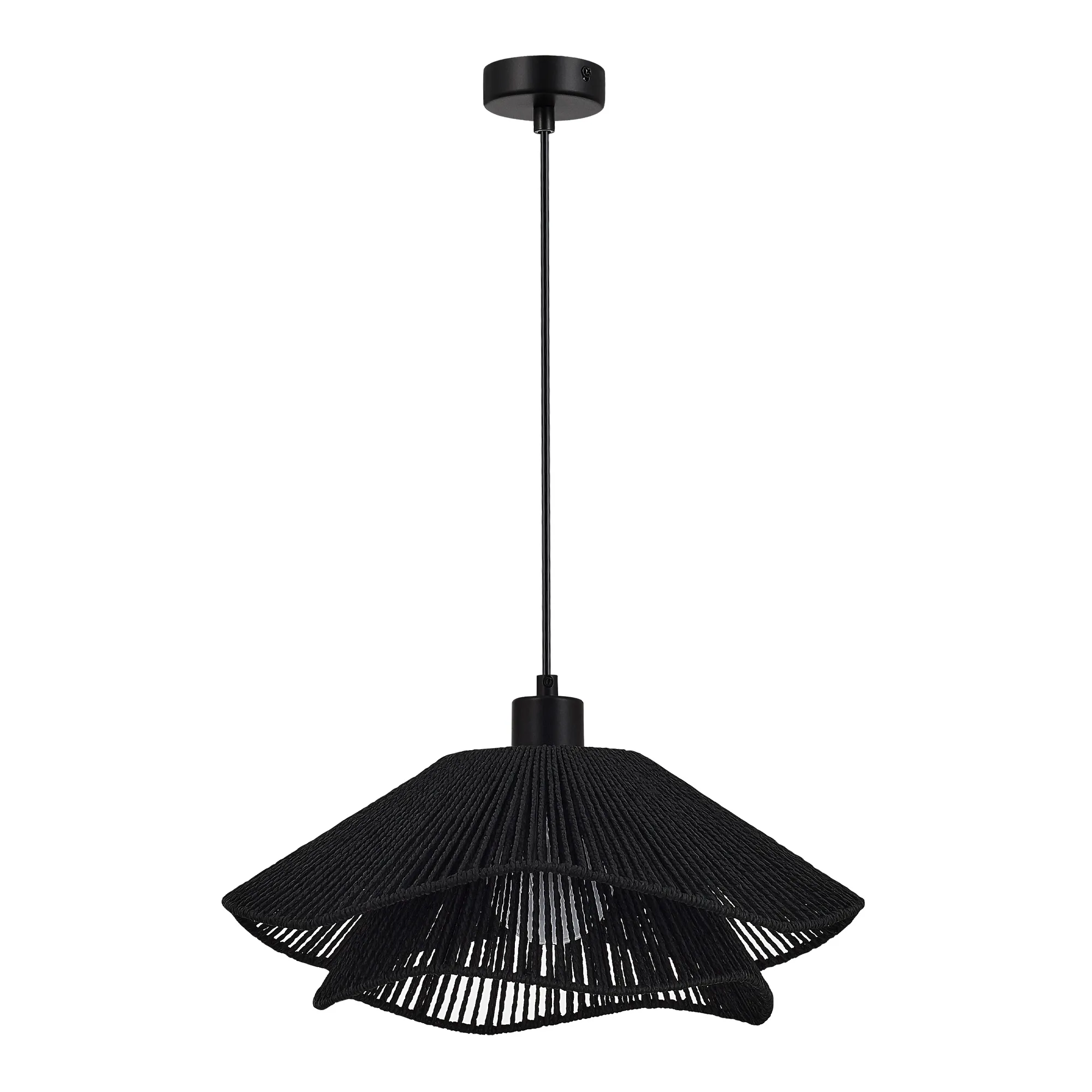 картинка SLE6023-403-01 Светильник подвесной черный/черный E27 1*40W