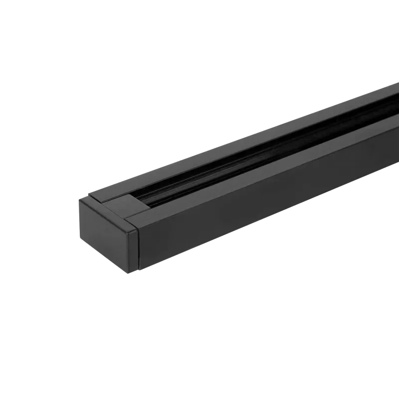 картинка Шинопровод RB1000-BL однофазный подвесной и накладной с вводом питания 1000x33х18мм черный IN HOME