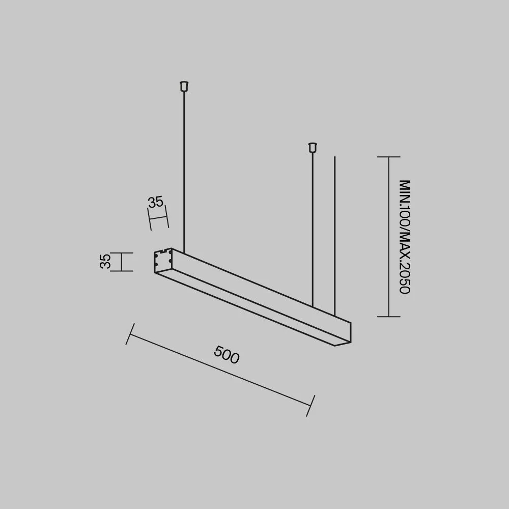 картинка Линейный светильник Technical LL312010