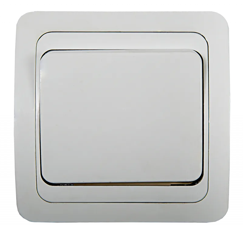 картинка Выключатель одноклавишный CLASSICO белый 2021 IN HOME