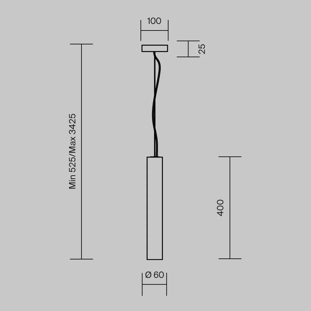 картинка Подвесной светильник Maytoni MOD461PL-L5BGK