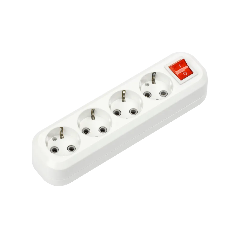 картинка Колодка УЗВ-4-GRAND четырехместная с выключателем и заземлением 5240 IN HOME