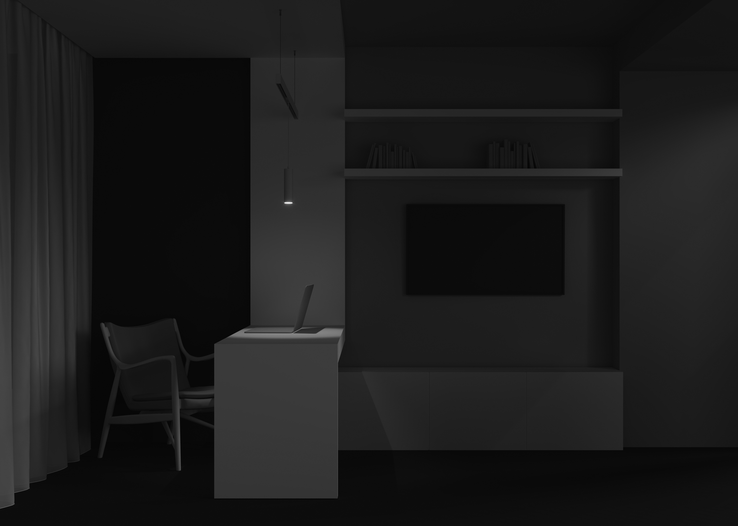 картинка Трековый подвесной светильник Technical TR041-2-12W3K-W