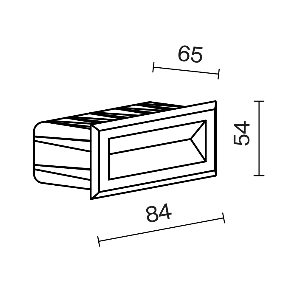 картинка Подсветка для лестниц Outdoor O045SL-L3B3K