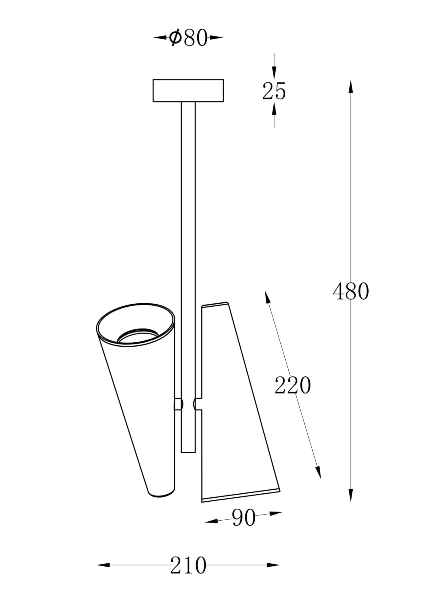 картинка Потолочный светильник Maytoni MOD095CL-02W