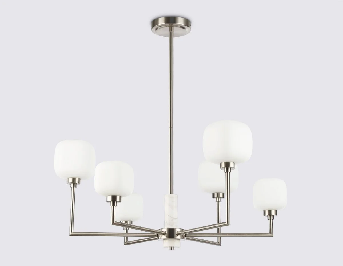 картинка Люстра на штанге с мрамором LH53001