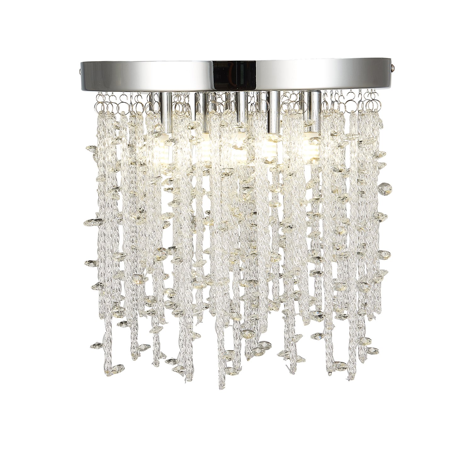 картинка SLE103302-05 Светильник потолочный Хром/Прозрачный G9 LED 5*3W