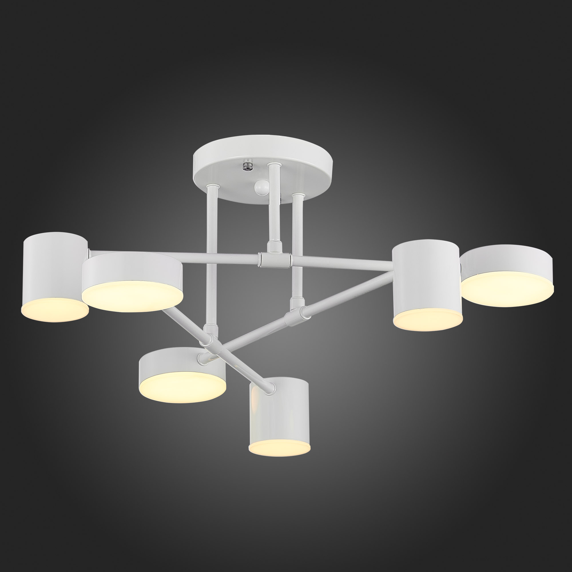картинка SLE201052-06 Светильник потолочный Белый/Белый LED 6*7W 4000K