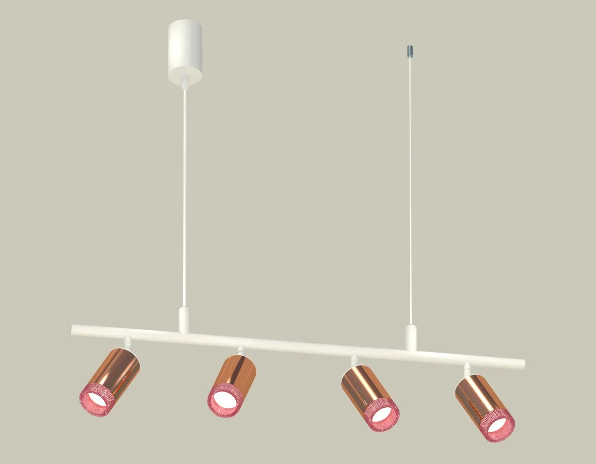 картинка Комплект подвесного поворотного светильника с композитным хрусталем