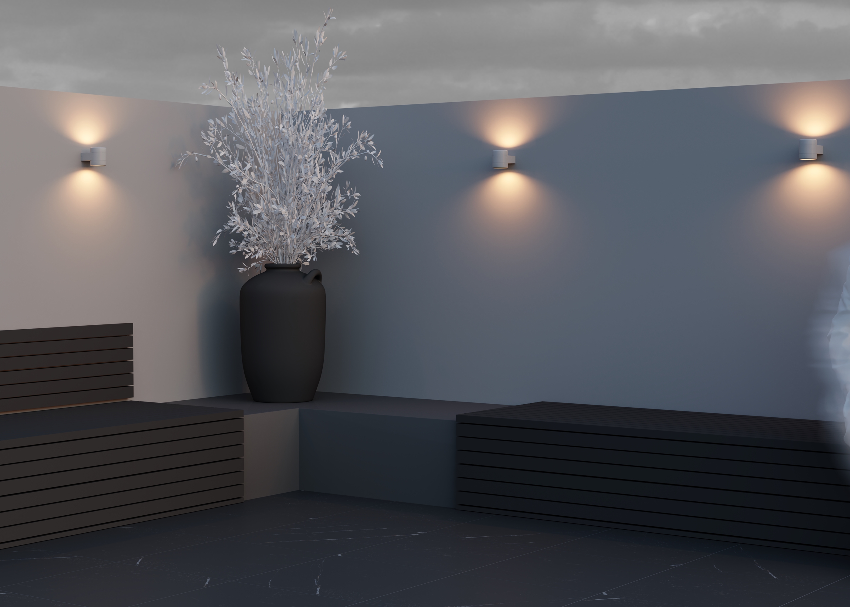 картинка Настенный светильник (бра) Outdoor O490WL-L6W3K