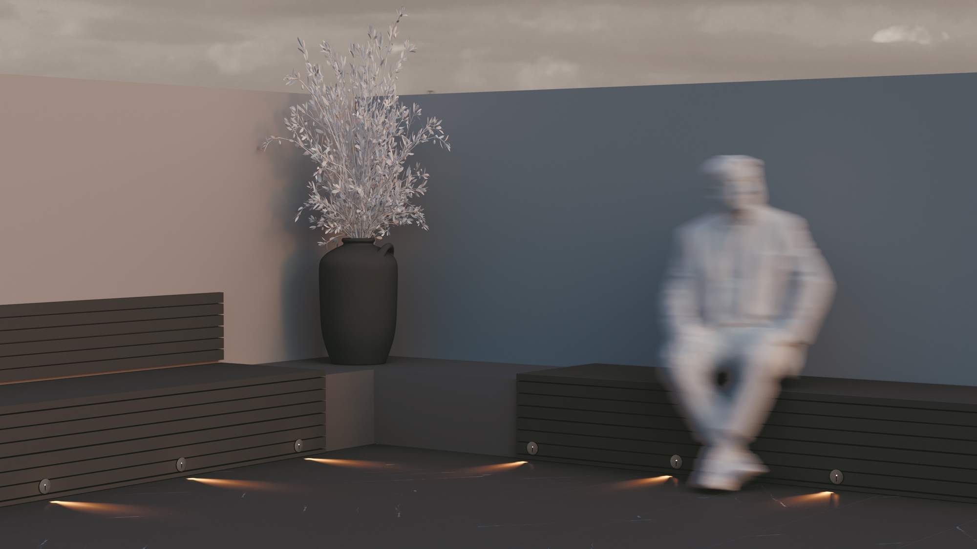 картинка Подсветка для лестниц Outdoor O014SL-L3B3K