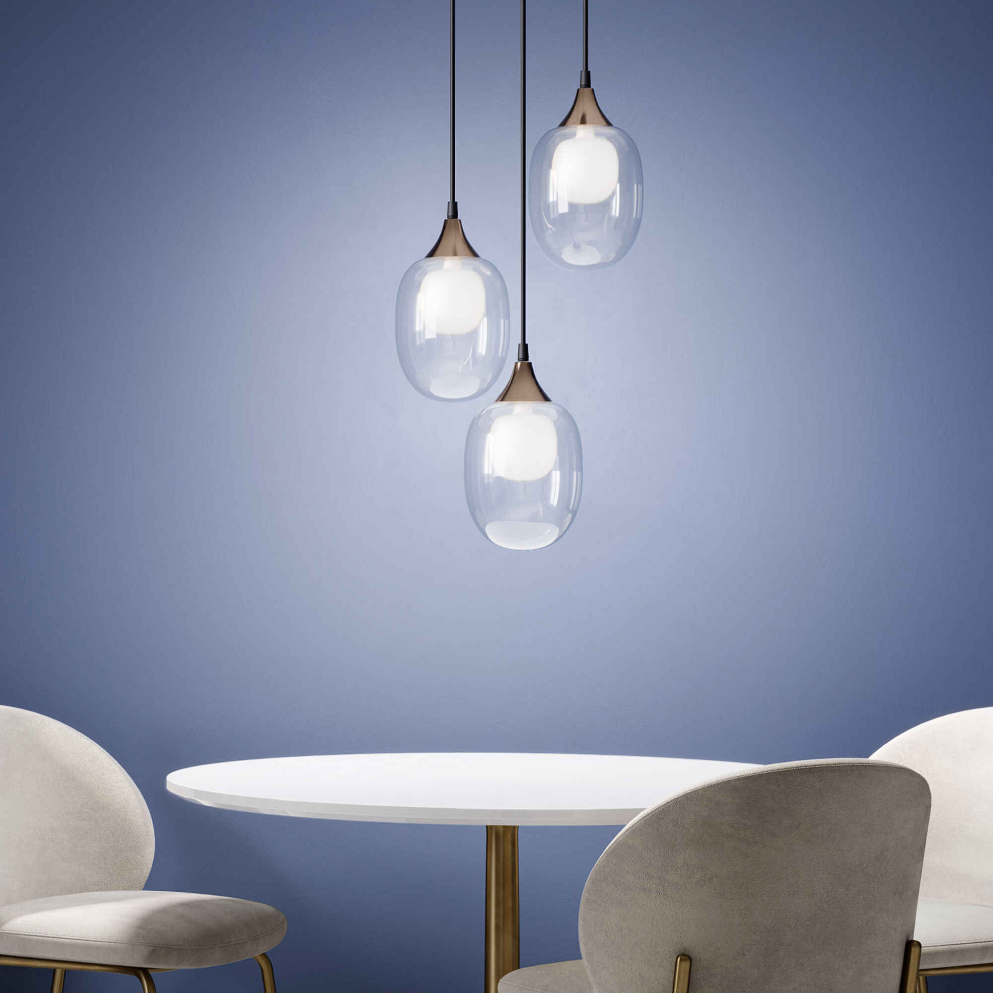 картинка Подвесной светильник 70216/3 латунь