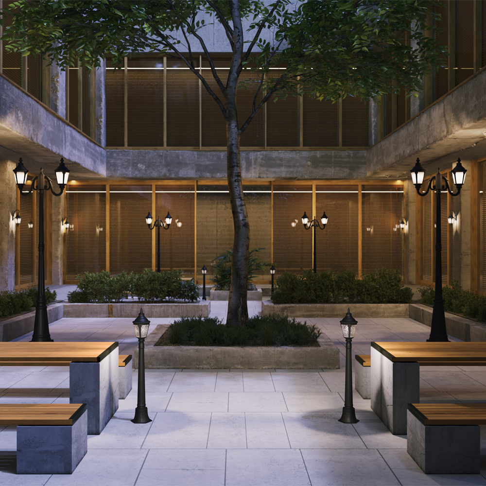 картинка Ландшафтный светильник Outdoor O028FL-01BZ