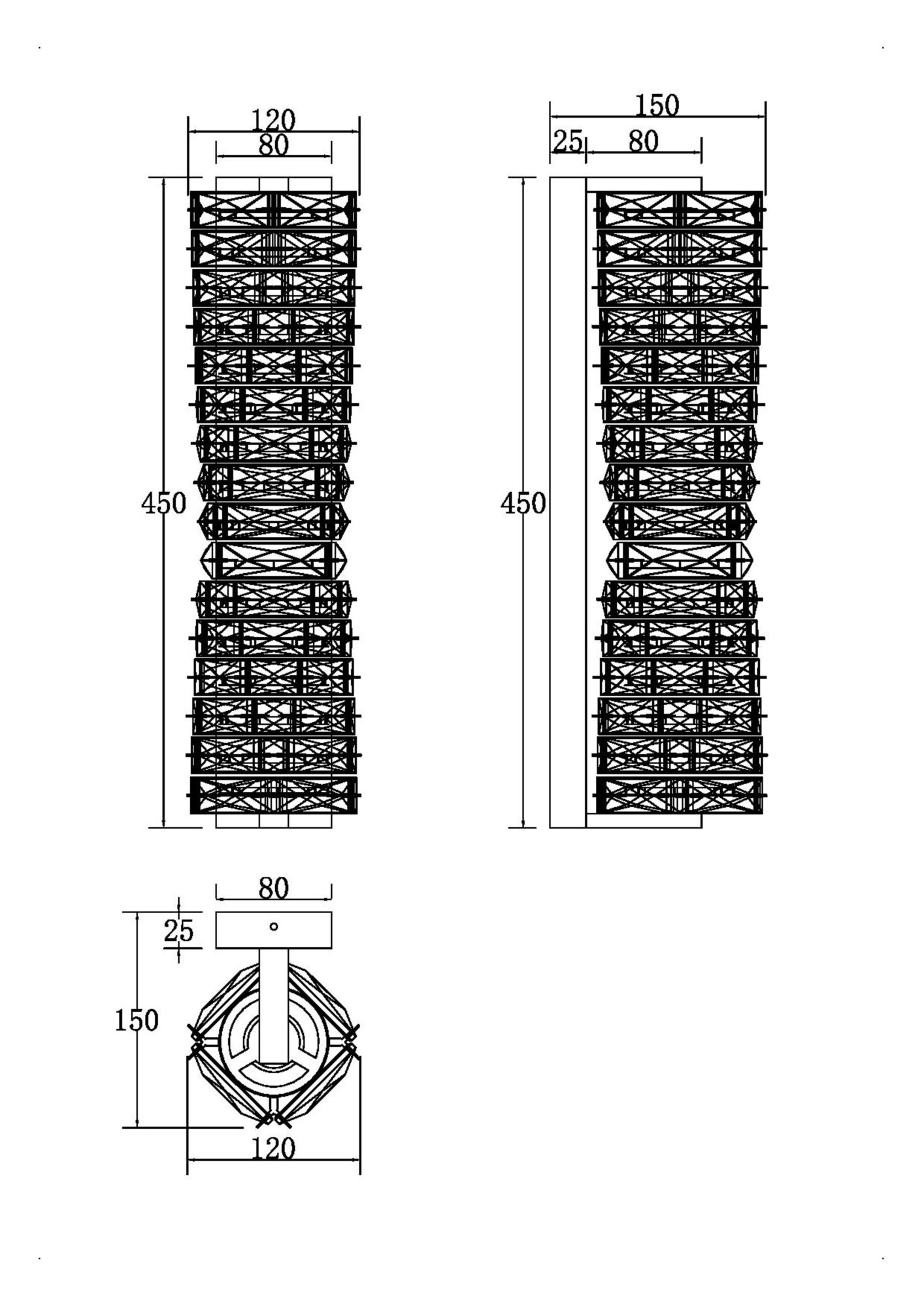 картинка Настенный светильник (бра) Maytoni MOD125WL-L6CH3K