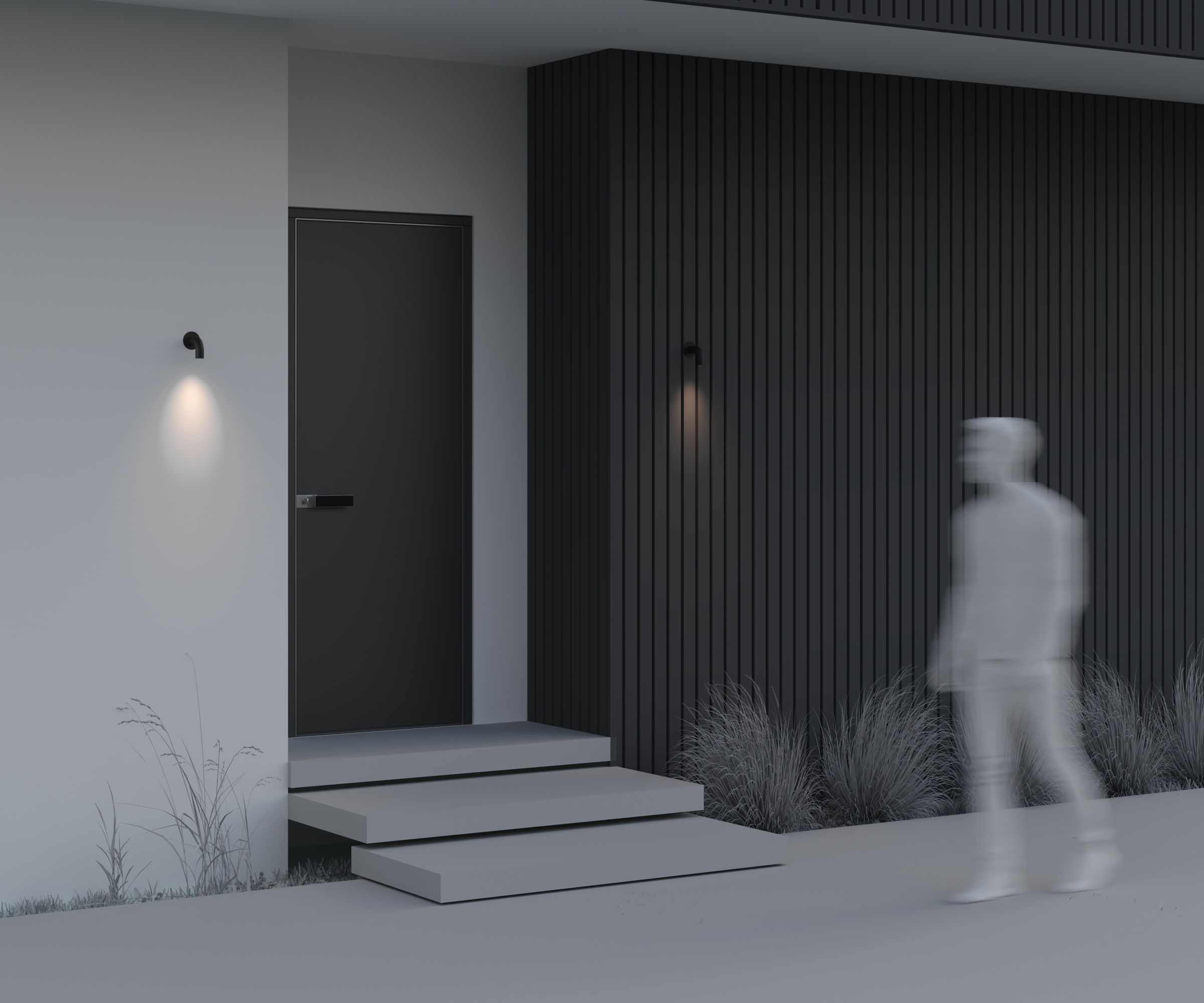 картинка Настенный светильник (бра) Outdoor O477WL-L2GF3K