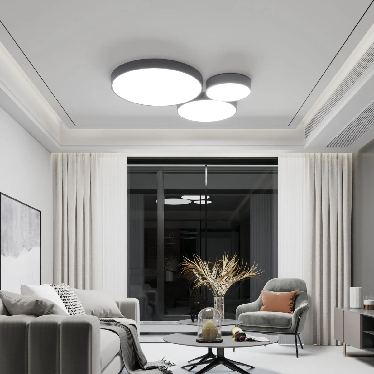 картинка Потолочный светильник 90320/1 серый