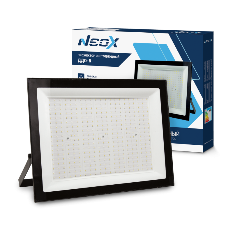 картинка Прожектор светодиодный ДДО-8 300Вт 230В 6500К 30000Лм 100лм/Вт IP65 черный NEOX