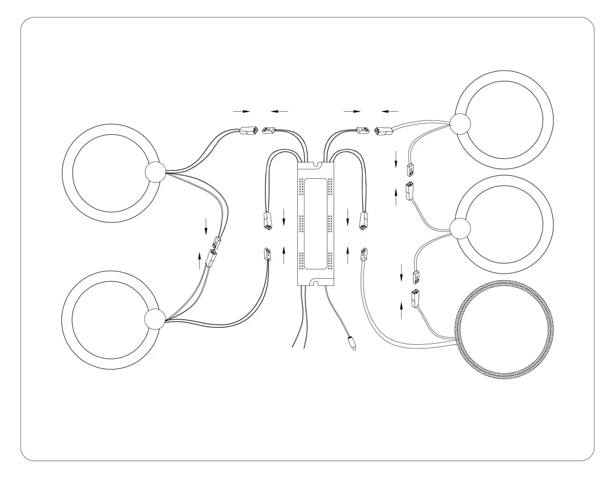 картинка Потолочный светодиодный светильник с пультом