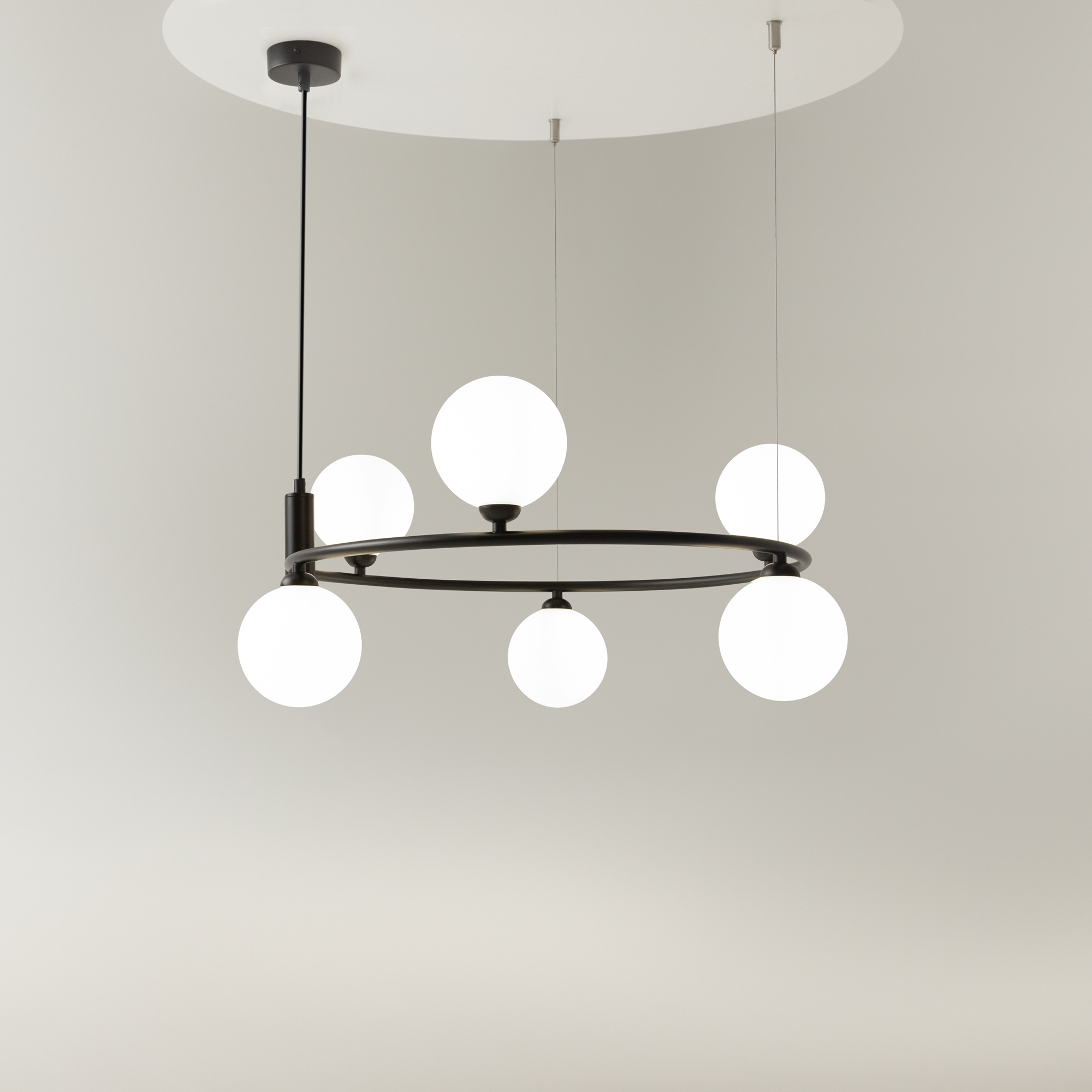 картинка Подвесной светильник Maytoni MOD013PL-06B