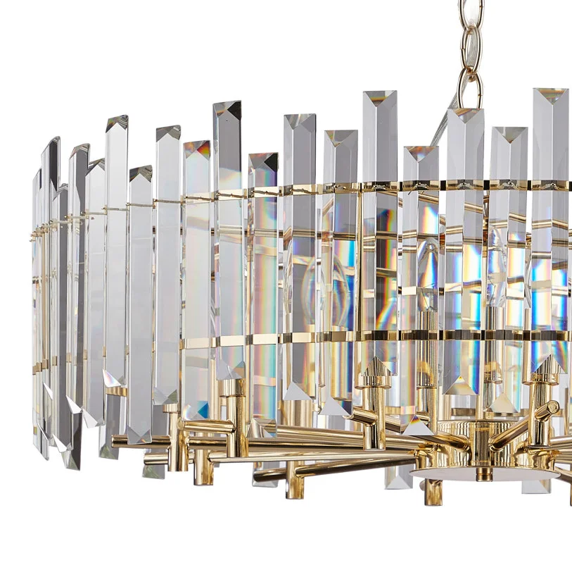 картинка Люстра подвесная хрустальная 2114/03/12P Stilfort, серия Feeriya