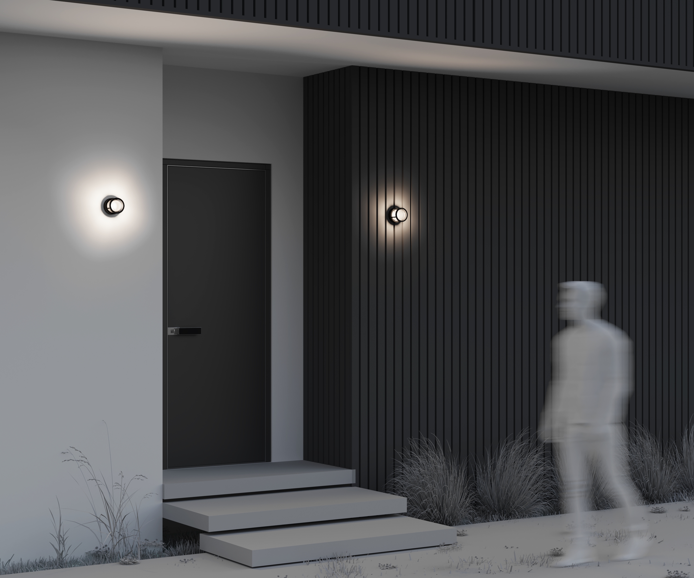 картинка Настенный светильник (бра) Outdoor O011WL-L6B