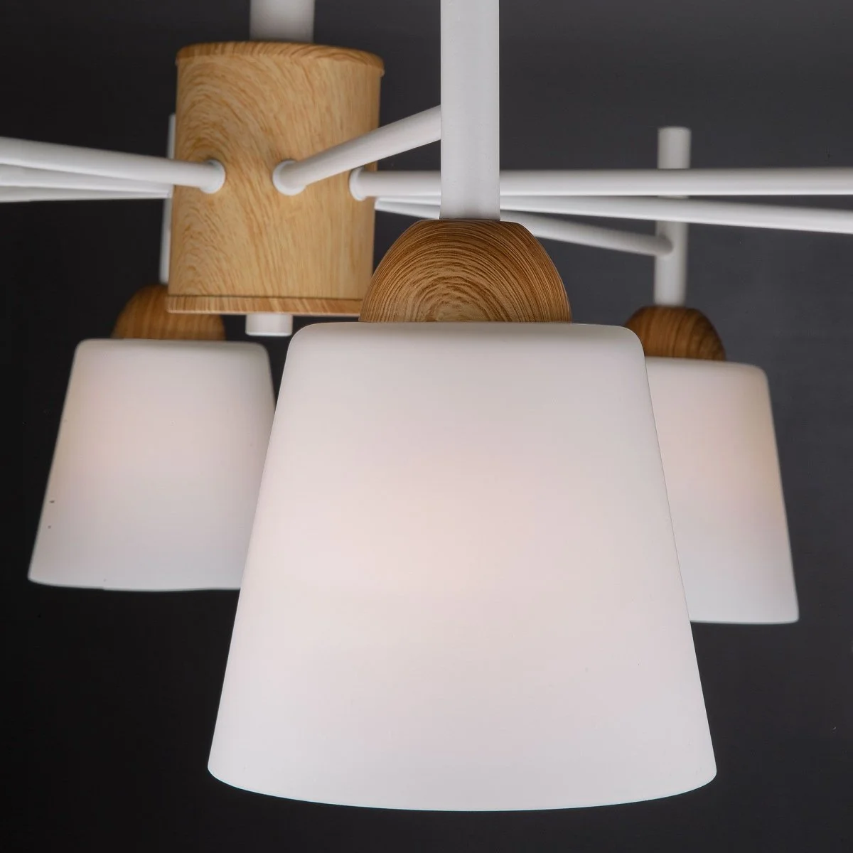 картинка Люстра потолочная с плафонами 70085/8 белый