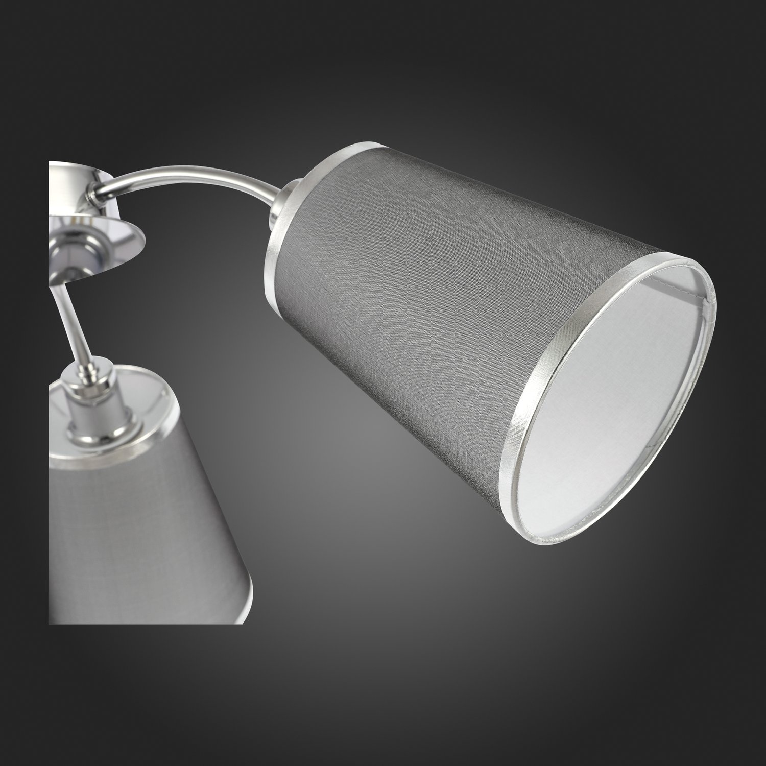 картинка SLE103002-03 Светильник потолочный Хром/Черный E14 3*40W