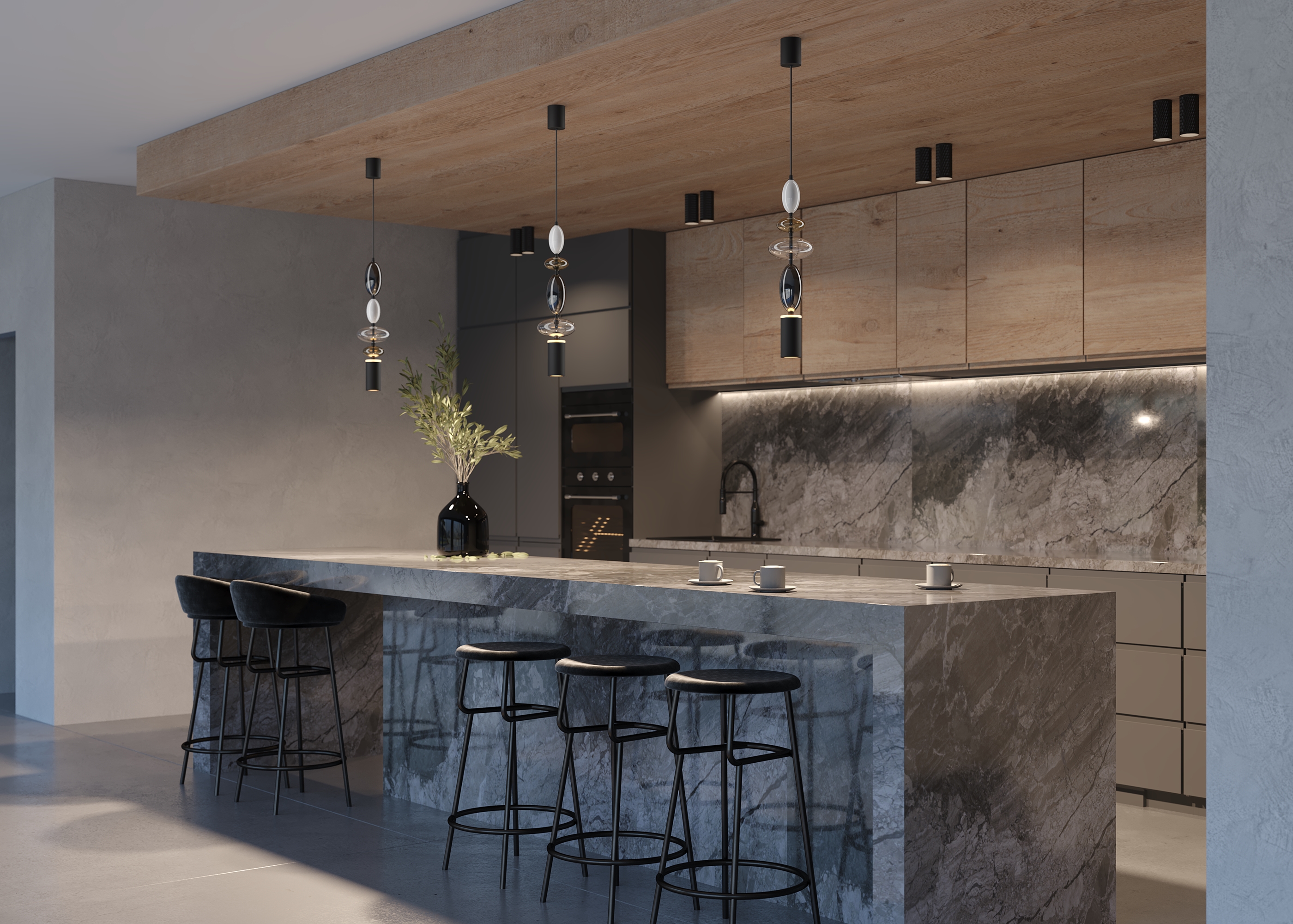 картинка Подвесной светильник Maytoni MOD071PL-L8B3K1