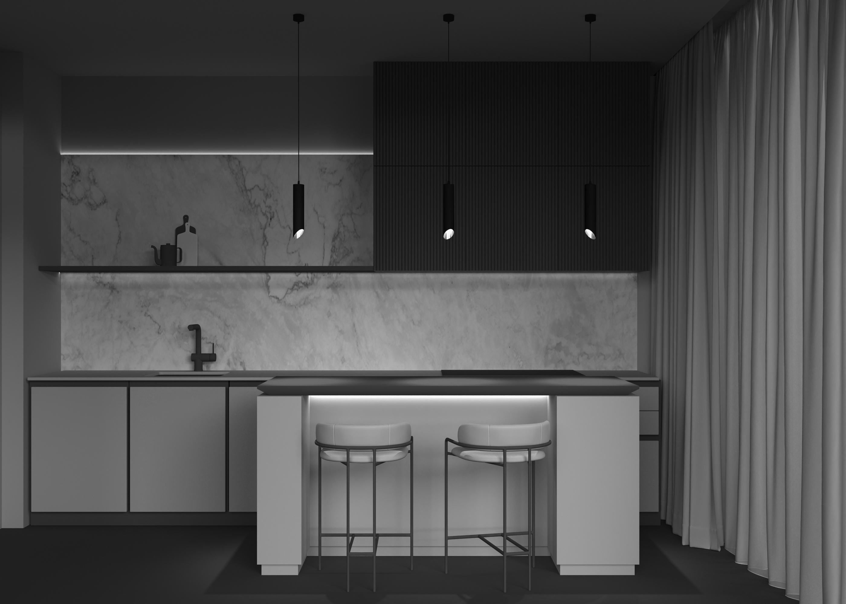 картинка Подвесной светильник Technical P044PL-01-40GU10-B