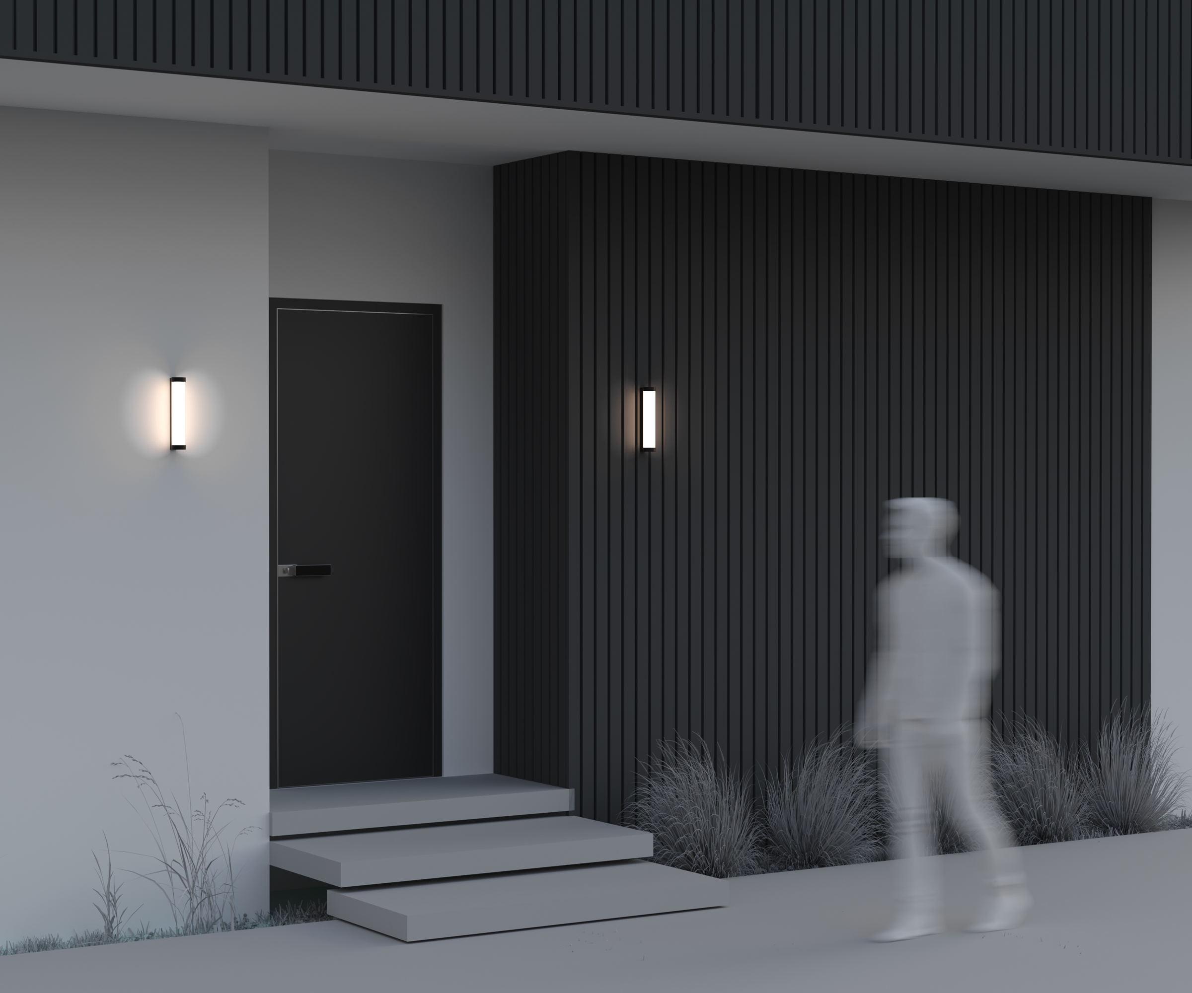 картинка Настенный светильник (бра) Outdoor O482WL-L12B3K