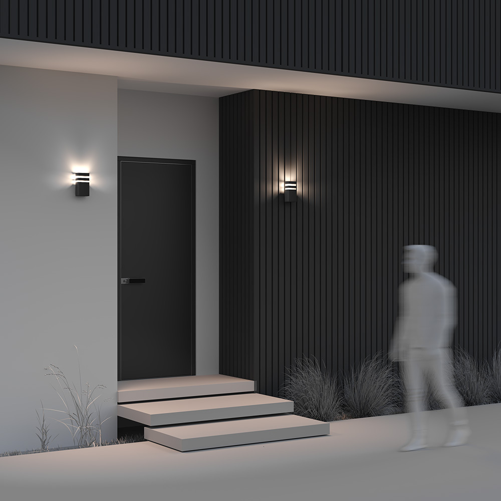 картинка Настенный светильник (бра) Outdoor O578WL-01B