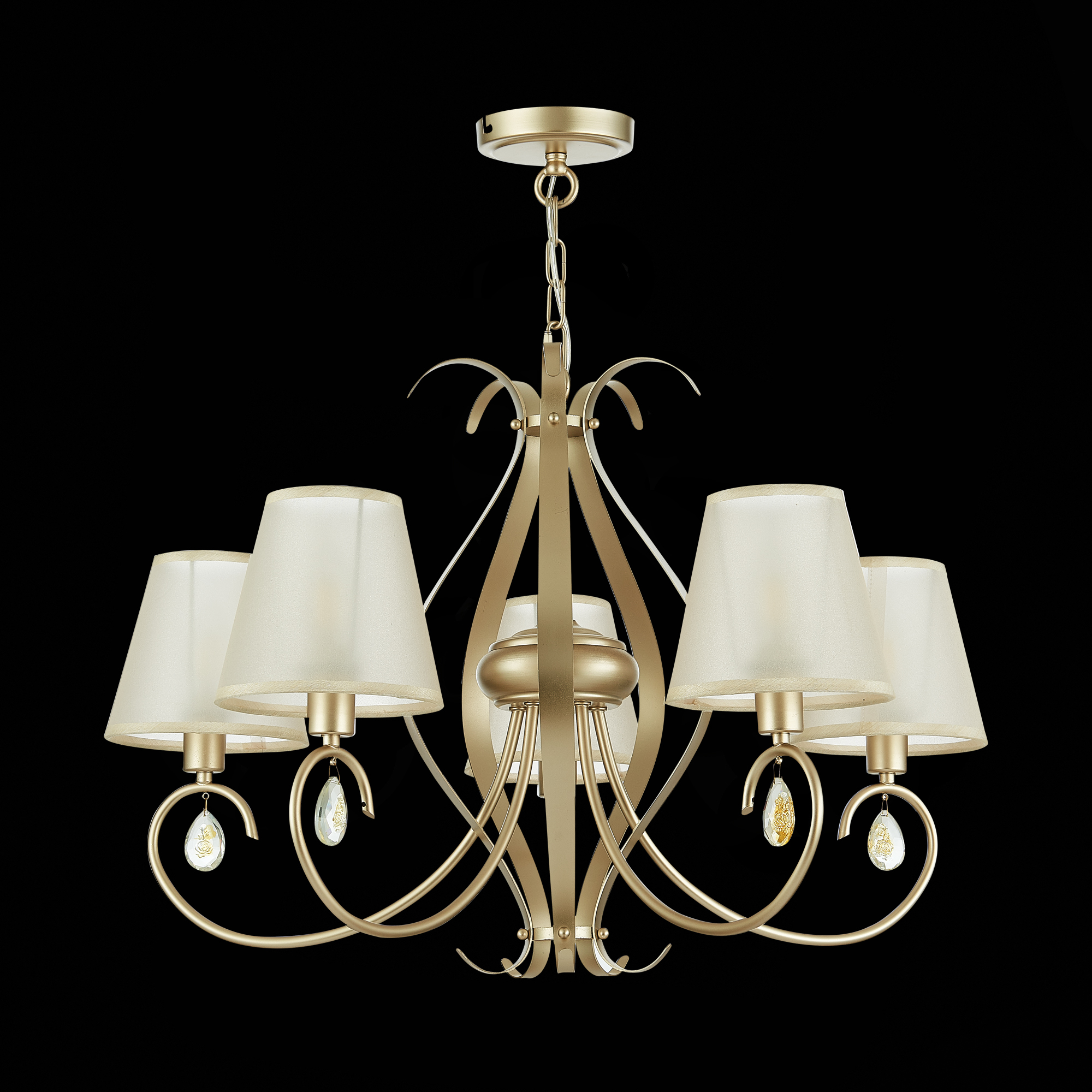 картинка SLE111403-05 Светильник подвесной Шампань/Шампань E14 5*40W