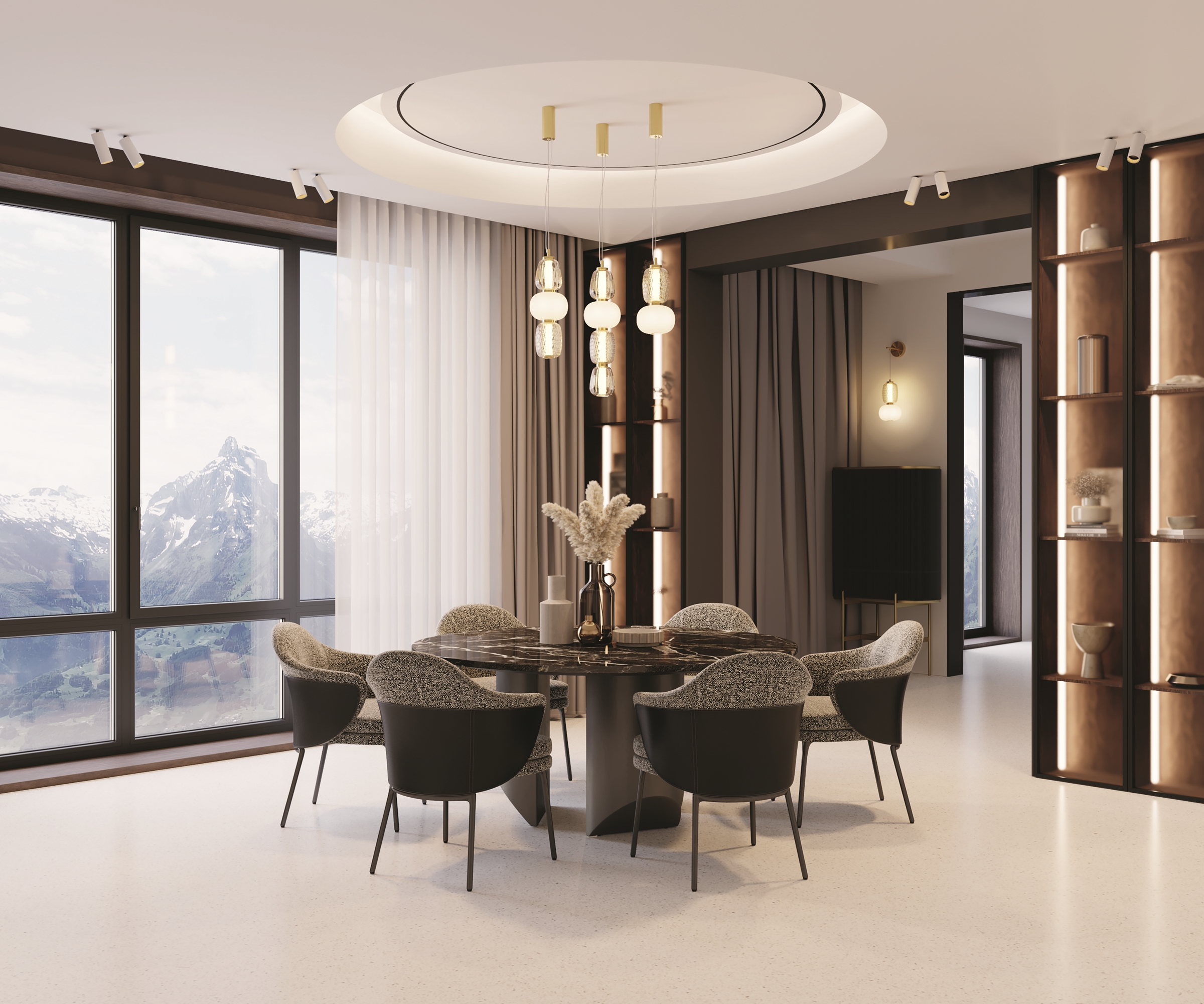 картинка Настенный светильник (бра) Maytoni MOD267WL-L18G3K