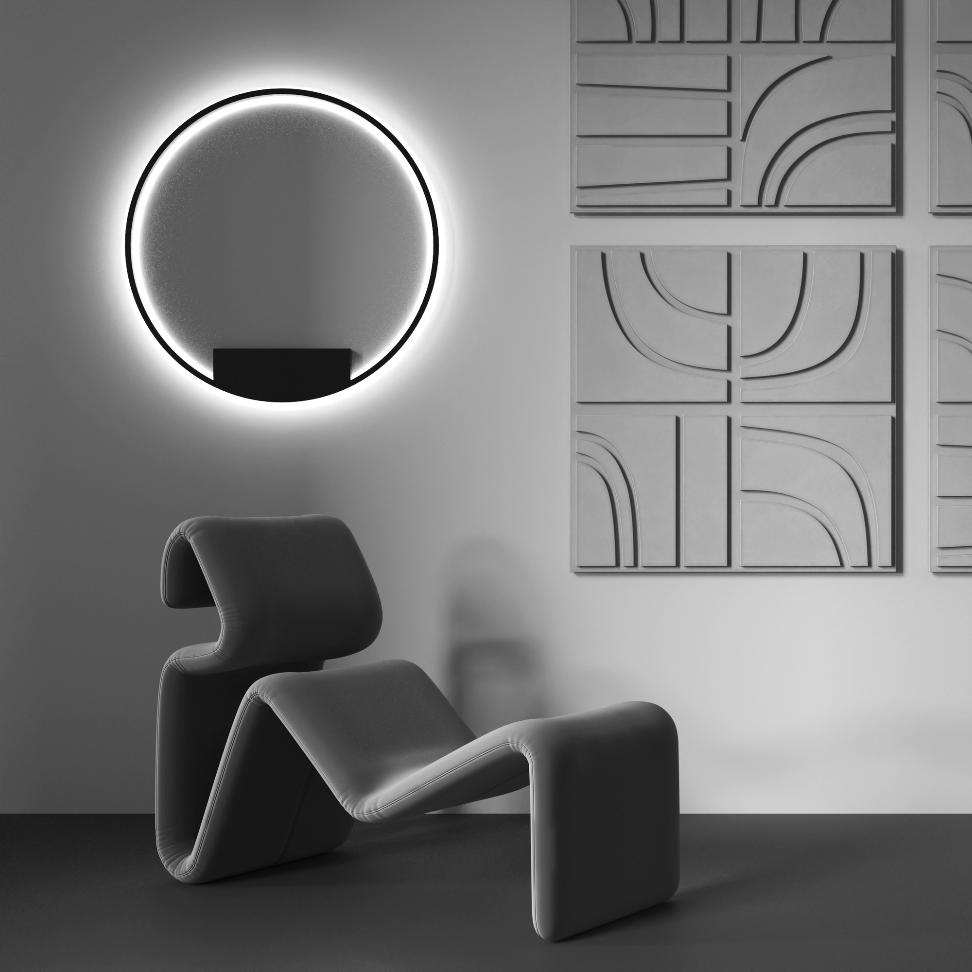 картинка Настенный светильник (бра) Maytoni MOD058WL-L50BK