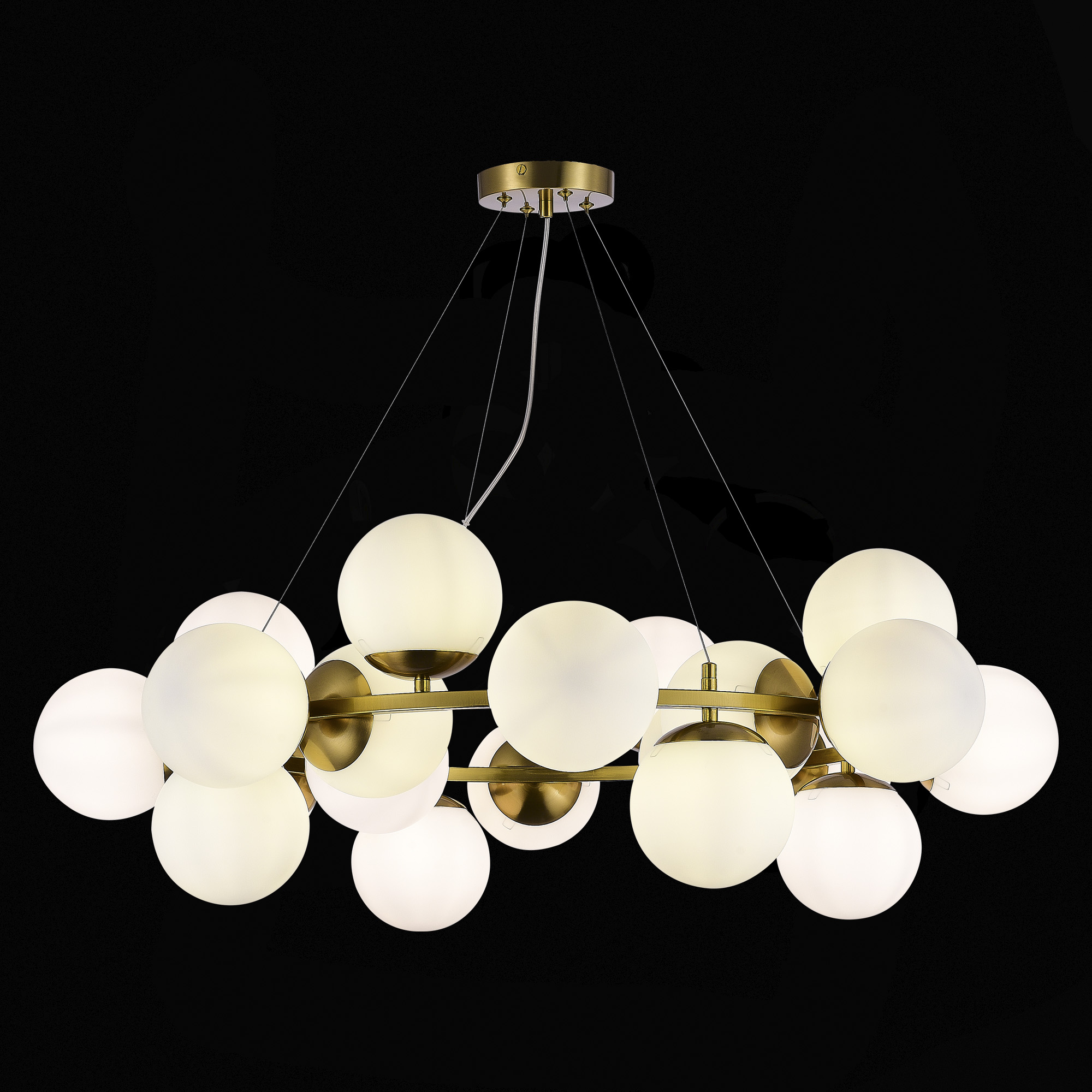 картинка SLE1191-203-20 Светильник подвесной Золотистый/Белый E27 20*60W