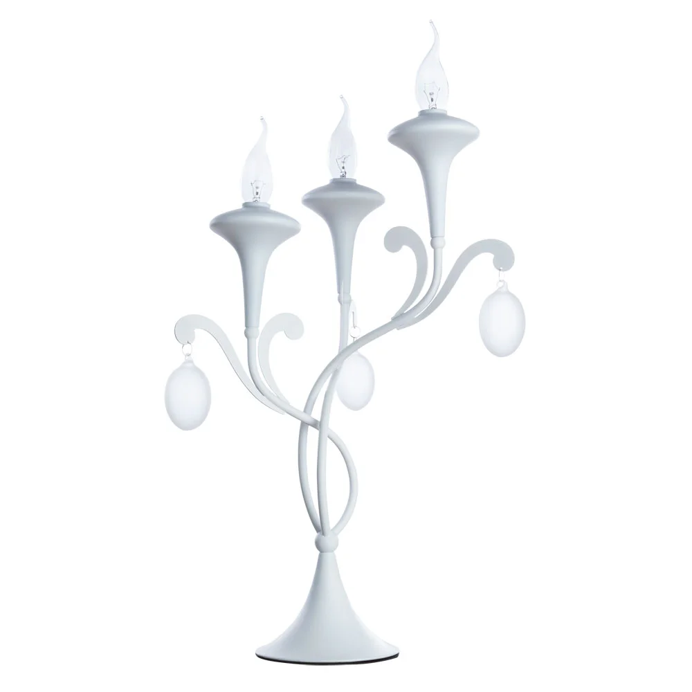 картинка Декоративная настольная лампа Arte Lamp MONTMARTRE A3239LT-3WH