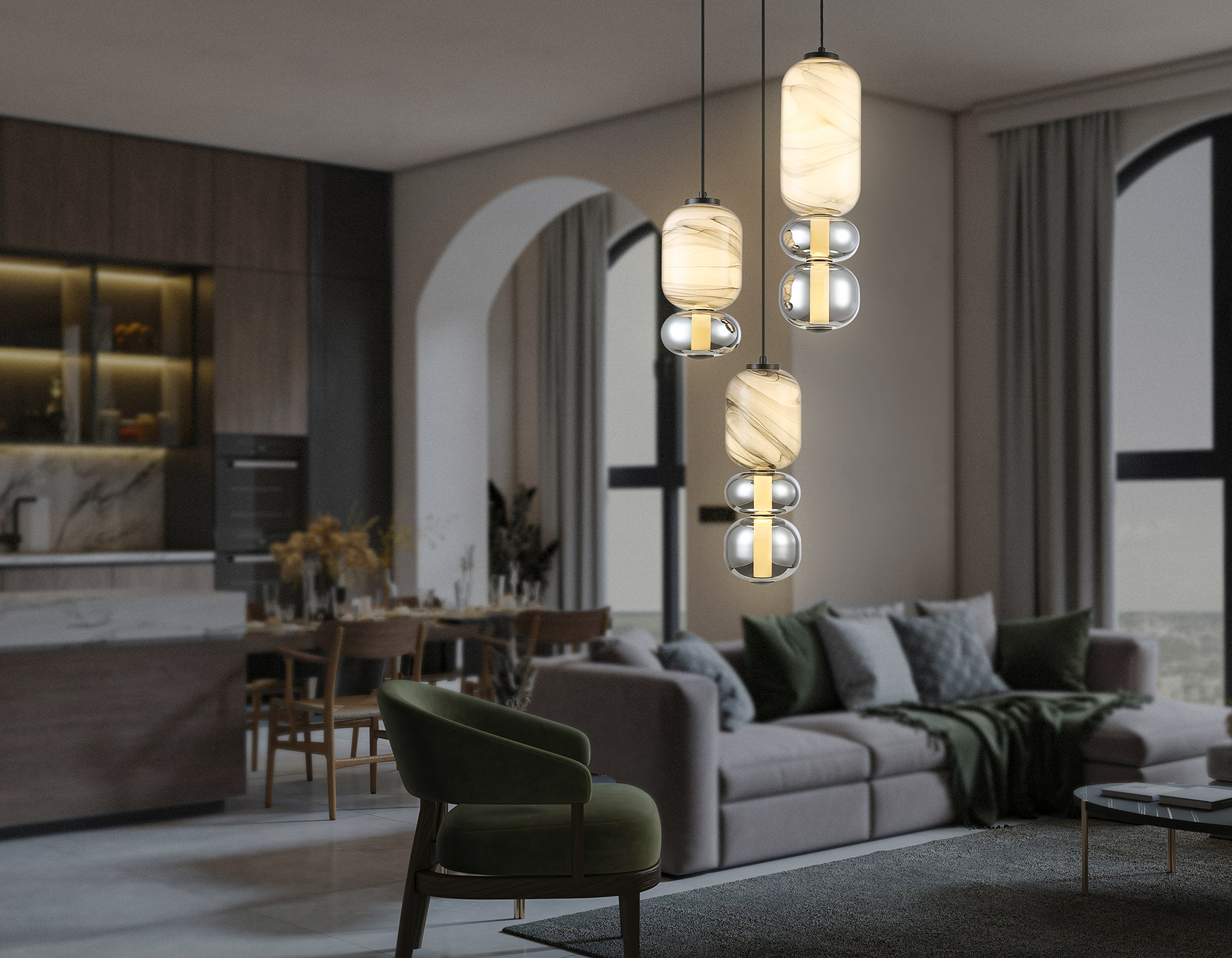 картинка Подвесной светодиодный светильник