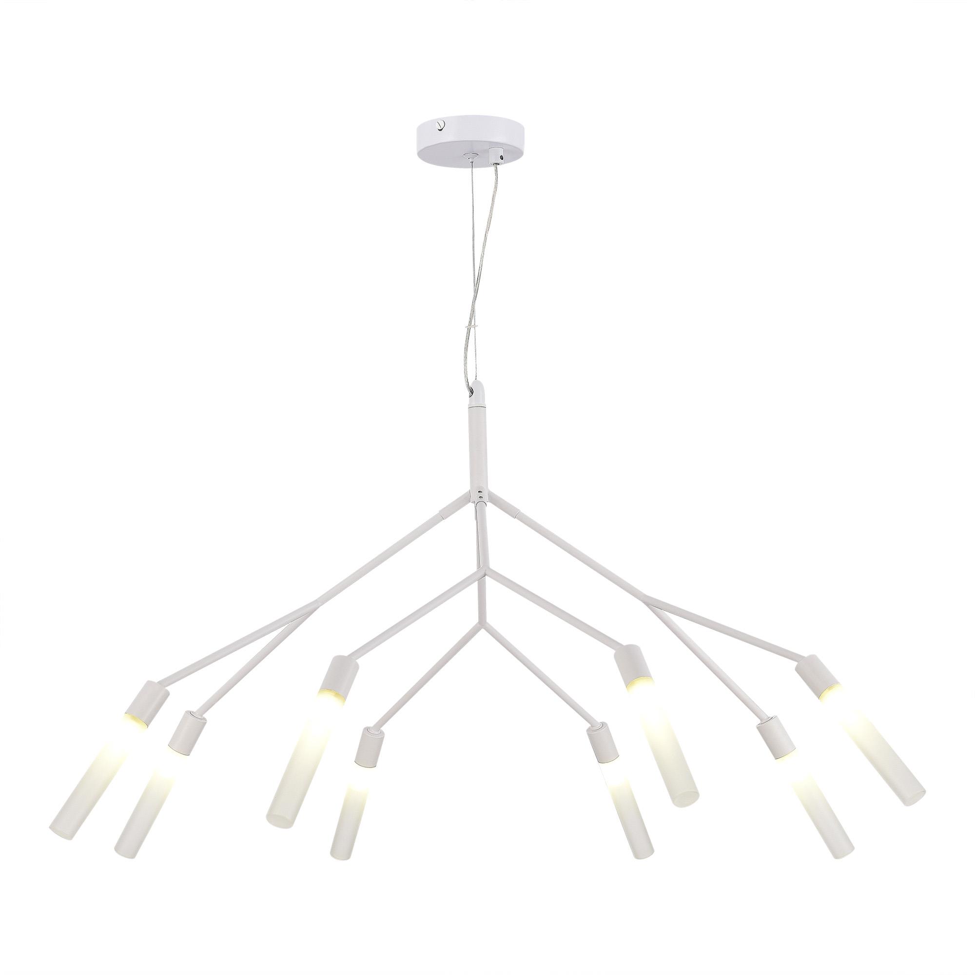 картинка SLE1129-503-08 Светильник подвесной Белый/Белый G9 8*5W