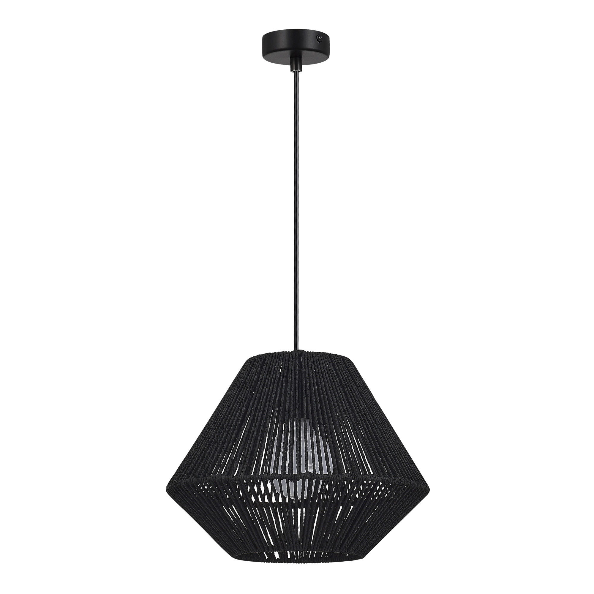 картинка SLE6025-403-01 Светильник подвесной черный/черный E27 1*40W