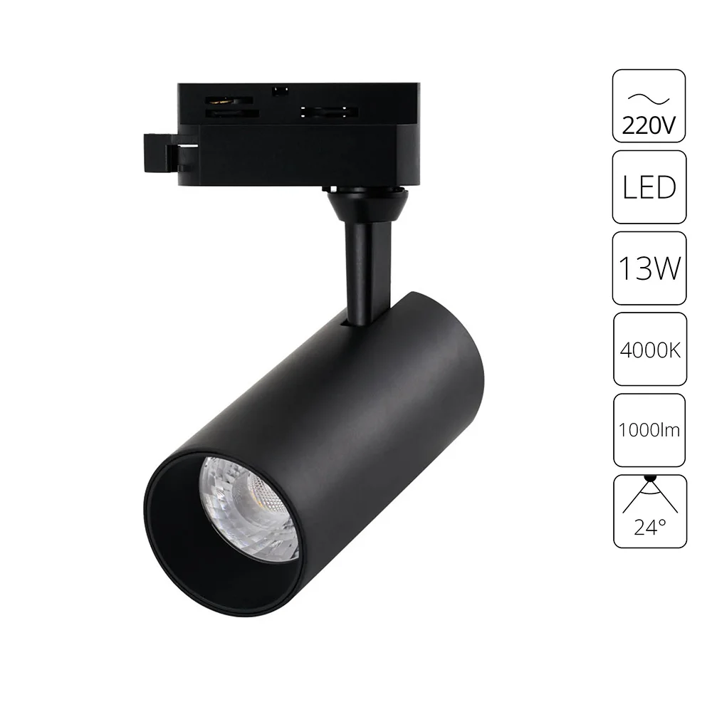 картинка Трековый светильник Arte Lamp REGULUS A4568PL-1BK