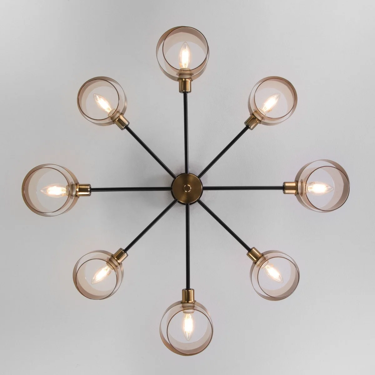 картинка Потолочная люстра в стиле лофт 70127/8 черный